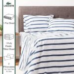 Lacoste Medieval Blue 4-Piece Sheet Set