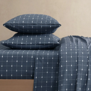 Lacoste Vintage Indigo 4-Piece Sheet Set