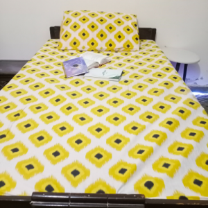 Luxury Tribe Super King Cotton Sateen Bedsheet Set | 210 TC | Sapphire