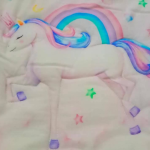 Sapphire Unicorn Baby Girl 6 Pcs Luxury Cot Set