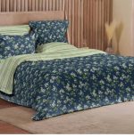 Sapphire Midnight Garden Organic Cotton Percale Bedding Set 