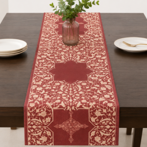 Mehroon Classical Table Runner | by Sapphire