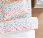 Luxury Retro Heart Organic King Cotton Percale Bedsheet Set | 220 TC | Pottery Barn