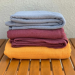 Premium Thermal Summer Blanket | AC Blanket | Sofa Throw | 100% Cotton