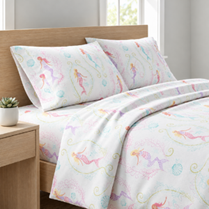 Bailey Mermaid Bedsheet | T-210 | by Pottery Barn