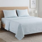 Aqua Stone Print Bedsheet | T-220 | by Sapphire