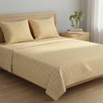 Golden Hour Check Bedsheet | T-210 | by Sapphire
