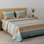 Teal Heritage Bedsheet | T-300 | by Olivier Desforges