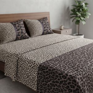 Cheetah Print Bedsheet | T-200 | by Sapphire