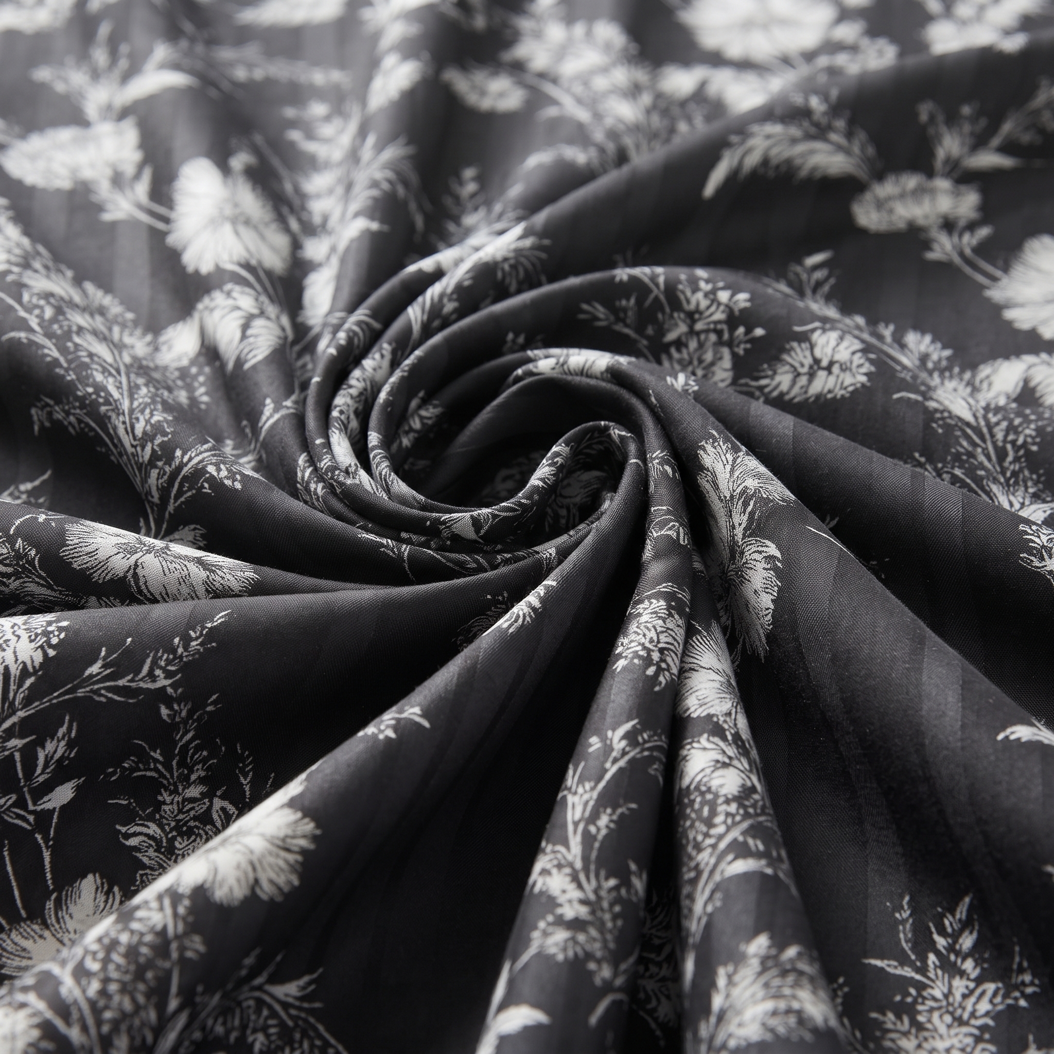 Shadow Floral Bedsheet | T-300 | by Sapphire Home - Image 2
